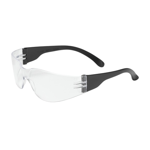 [EP-250-00-0000] Bouton® Optical Zenon Z11sm™ Rimless Safety Glasses with Black Temple, Clear Lens and Anti-Scratch Coating