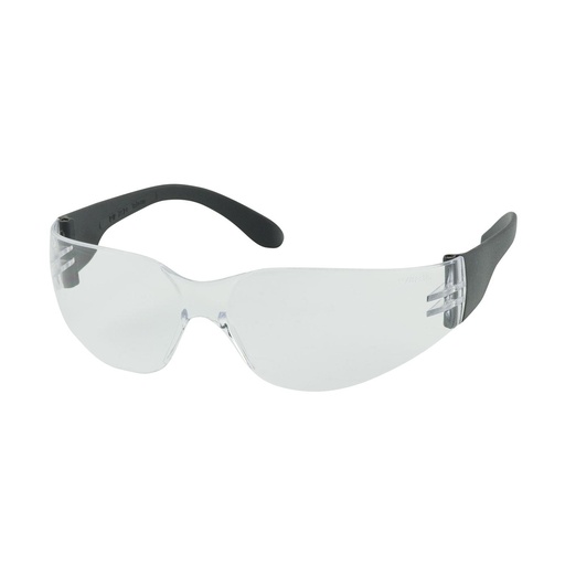 [EP-250-01-0000] Bouton® Optical Zenon Z12™ Rimless Safety Glasses with Black Temple, Clear Lens and Anti-Scratch Coating