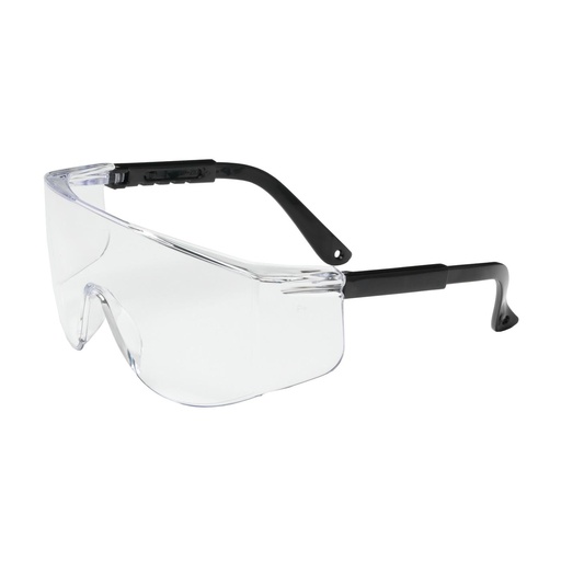 [EP-250-03-0000] Bouton® Optical Zenon Z28™ OTG Rimless Safety Glasses with Black Temple, Clear Lens and Anti-Scratch Coating