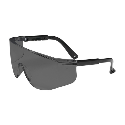[EP-250-03-0001] Bouton® Optical Zenon Z28™ OTG Rimless Safety Glasses with Black Temple, Gray Lens and Anti-Scratch Coating