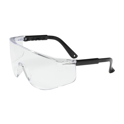 [EP-250-03-0080] Bouton® Optical Zenon Z28™ OTG Rimless Safety Glasses with Black Temple and Clear Lens