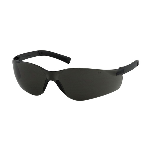 [EP-250-06-5521] Bouton® Optical Zenon Z13™ Rimless Safety Glasses with Dark Gray Temple, Gray Lens and Anti-Scratch / Anti-Fog Coating