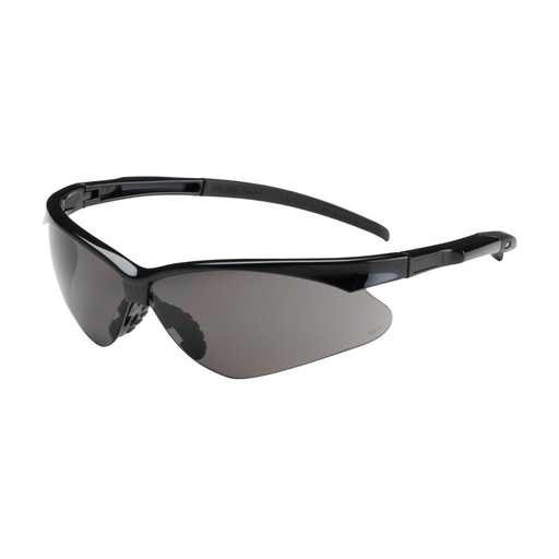 [EP-250-28-0021] Bouton® Optical Adversary™ Semi-Rimless Safety Glasses with Black Frame, Gray Lens and Anti-Scratch / Anti-Fog Coating