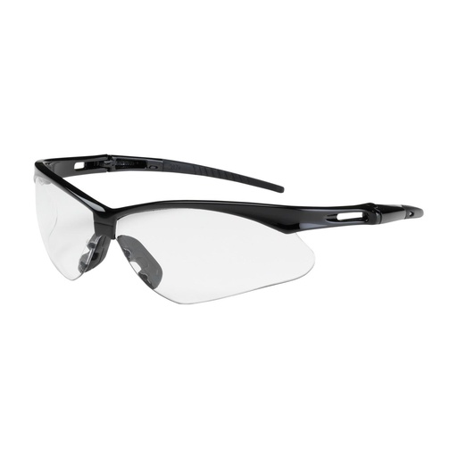 [EP-250-AN-10111] Bouton® Optical Anser™ Semi-Rimless Safety Glasses with Black Frame, Clear Lens and Anti-Scratch / Anti-Fog Coating