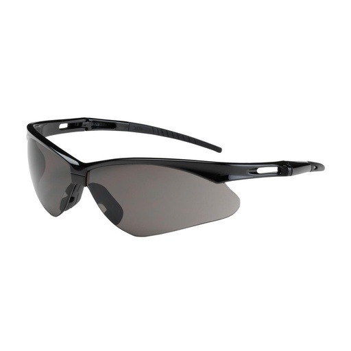 [EP-250-AN-10112] Bouton® Optical Anser™ Semi-Rimless Safety Glasses with Black Frame, Gray Lens and Anti-Scratch Coating