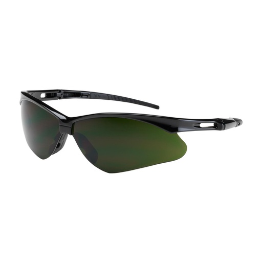 [EP-250-AN-10119] Bouton® Optical Anser™ Semi-Rimless Safety Glasses with Black Frame, IR Filter Shade 5.0 Lens and Anti-Scratch Coating