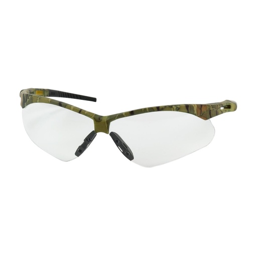 [EP-250-AN-10130] Bouton® Optical Anser™ Semi-Rimless Safety Glasses with Camouflage Frame, Clear Lens and Anti-Scratch Coating