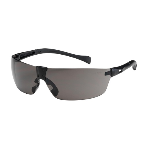 [EP-250-MT-10072] Bouton® Optical Monteray II™ Rimless Safety Glasses with Black Temple, Gray Lens and Anti-Scratch Coating