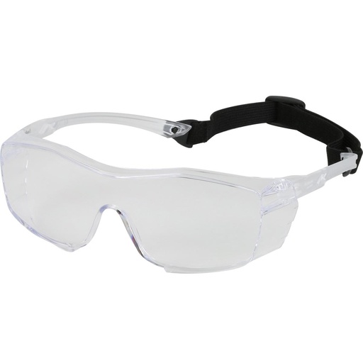 [EP-250-96-0520] Bouton® Optical OverSeal™ OTG  Safety Glasses with Headband, Clear Lens and Fogless® 3Sixty™ Coating