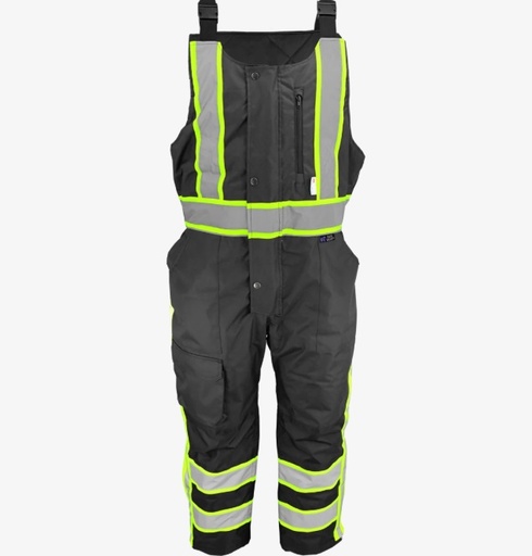 [SA-EV-700] Skytec Enhanced-Visibility Insulated Winter Bibs with Polyurethane Coated Oxford Polyester